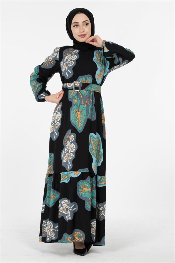 Viscose Fabric Desing Dress - Grey