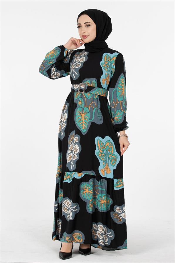 Viscose Fabric Desing Dress - Grey
