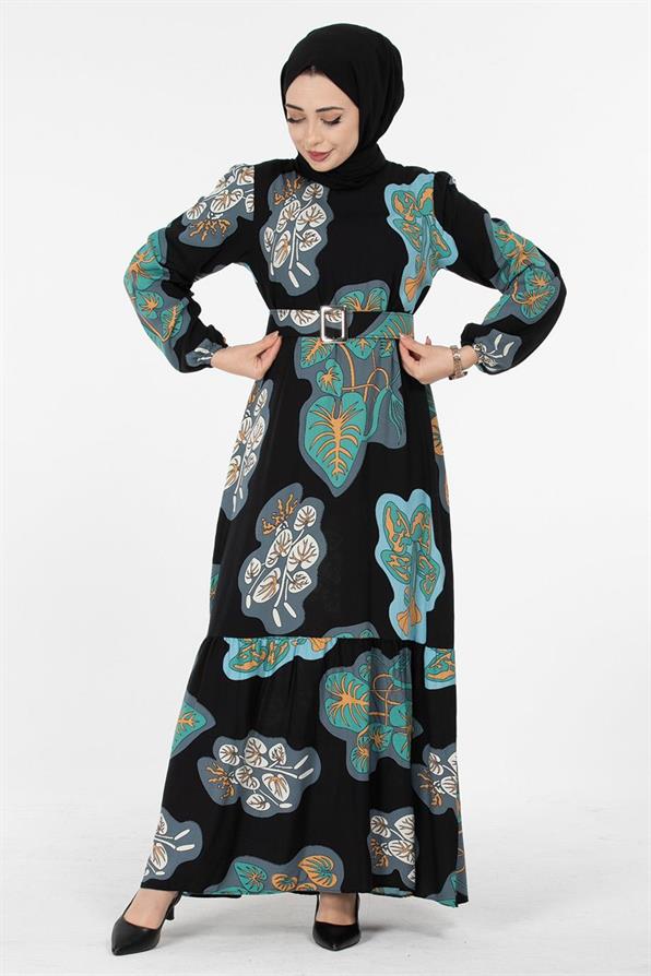 Viscose Fabric Desing Dress - Grey