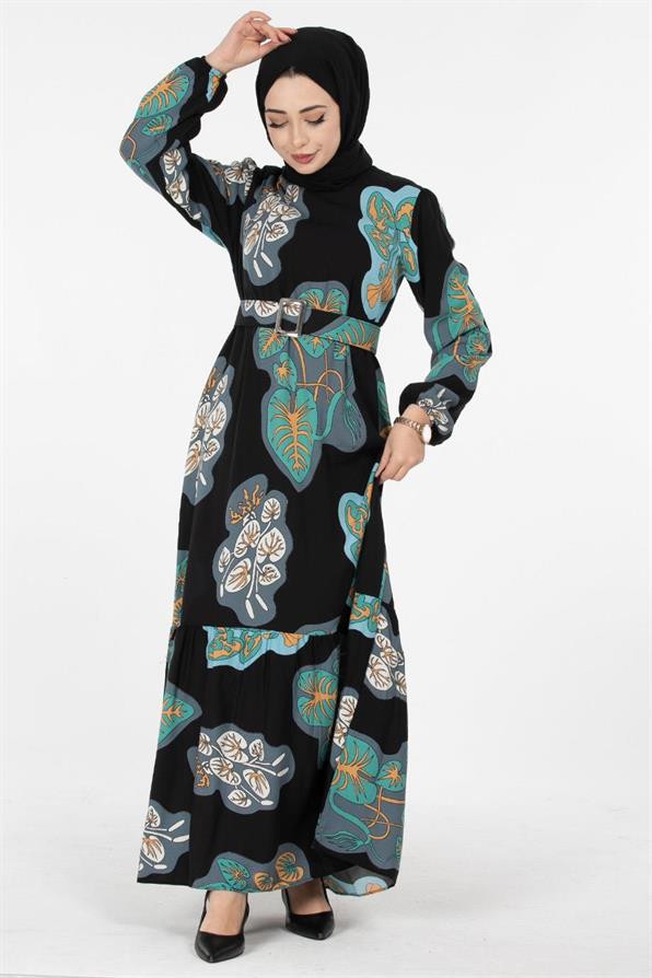 Viscose Fabric Desing Dress - Grey