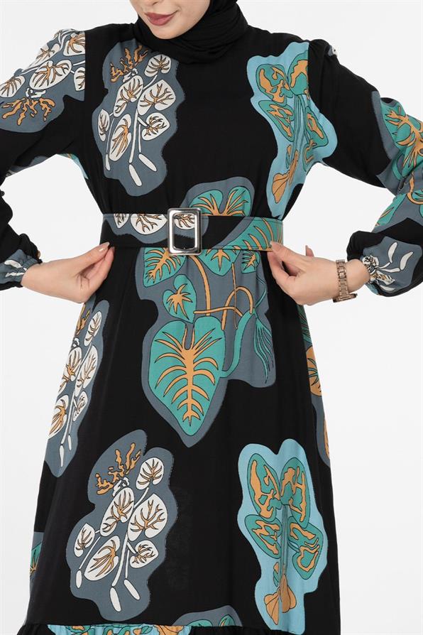 Viscose Fabric Desing Dress - Grey