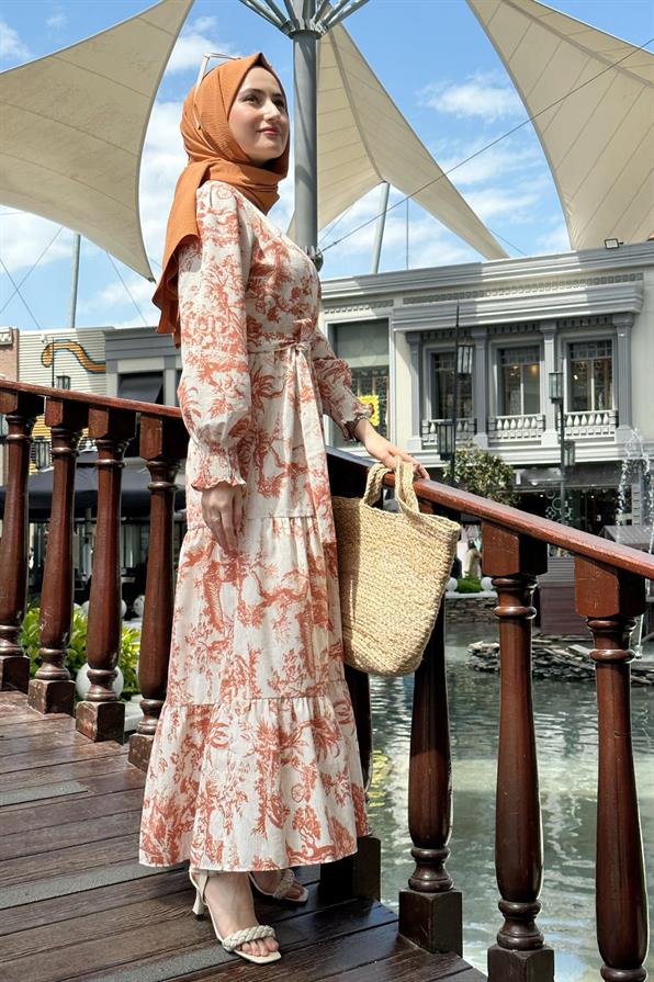 Nature Patterned-Orange