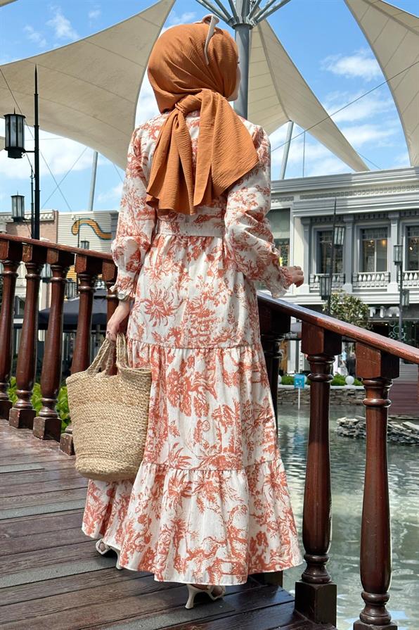 Nature Patterned-Orange