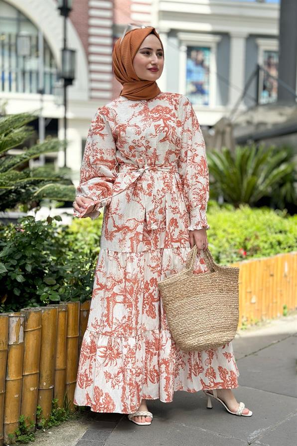 Nature Patterned-Orange