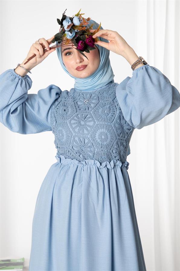 Firuze Dress - Light Bluesi