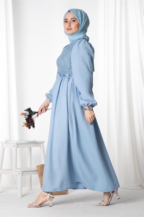 Firuze Dress - Light Bluesi