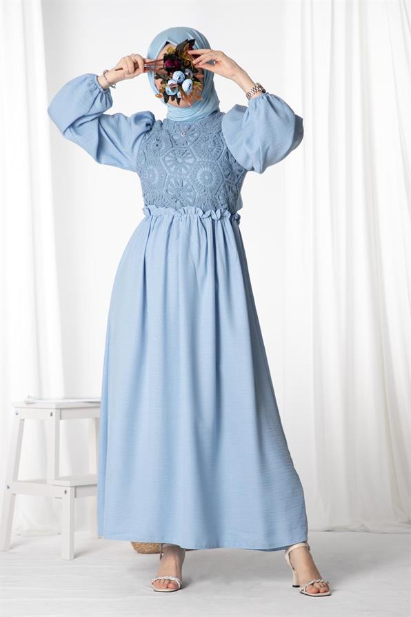 Firuze Dress - Light Bluesi