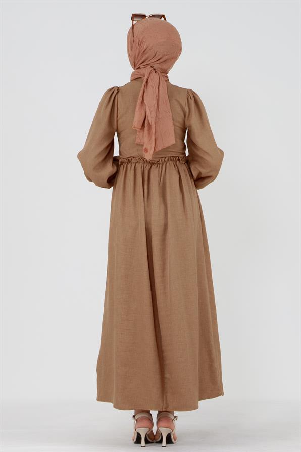 Firuze Elbise-Camel
