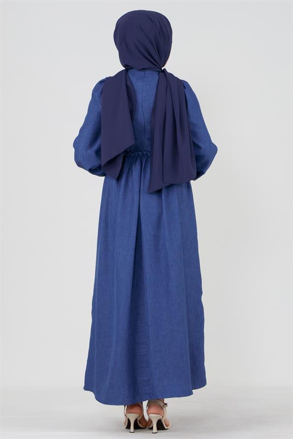 Firuze Elbise-Mavi