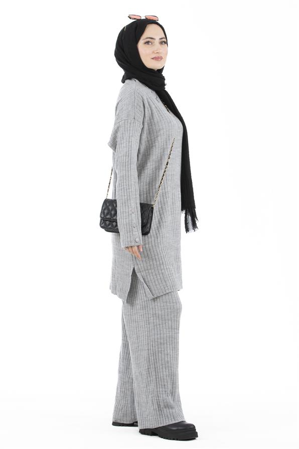 Ribbed Knit Suit 