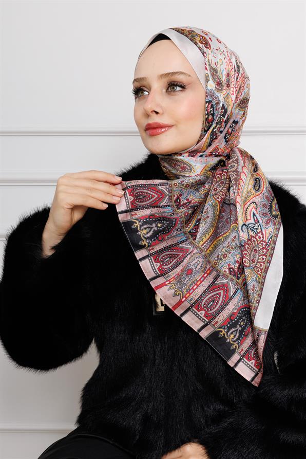 indian-silk-sal-Burgundy color 