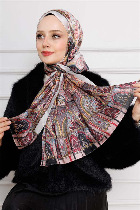 indian-silk-sal-Burgundy color 