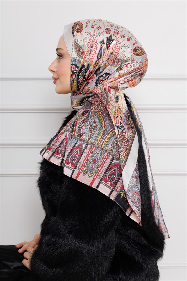 indian-silk-sal-Burgundy color 