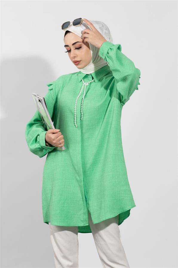 İncili Tunik-Yeşil