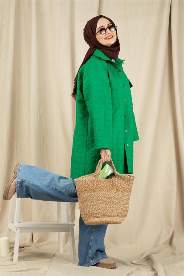 جاكيت كابيتون-اللون الأخضر