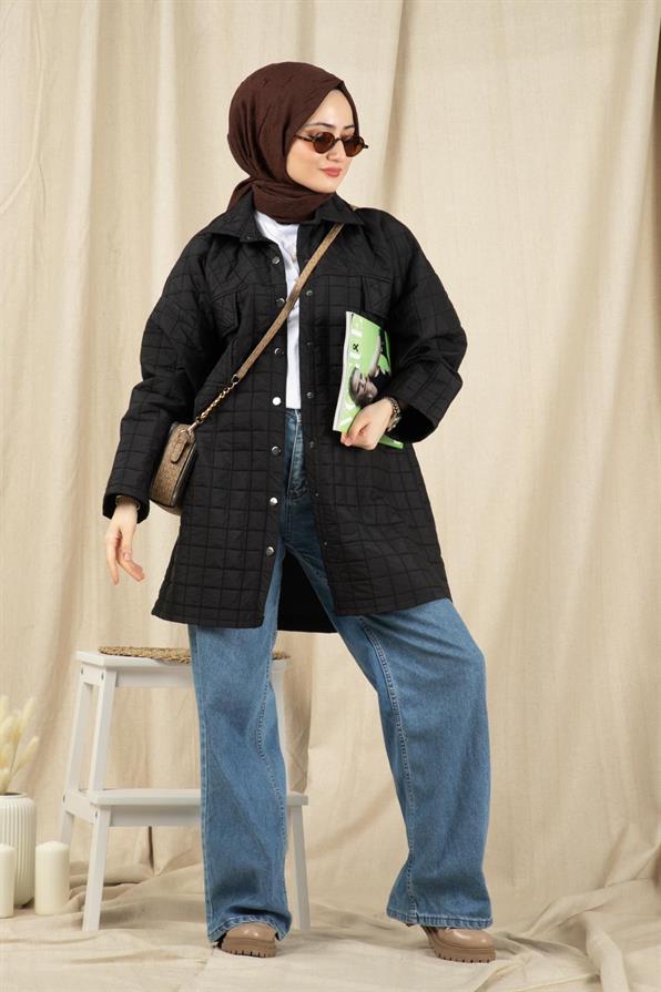 جاكيت كابيتون -اللون الأسود