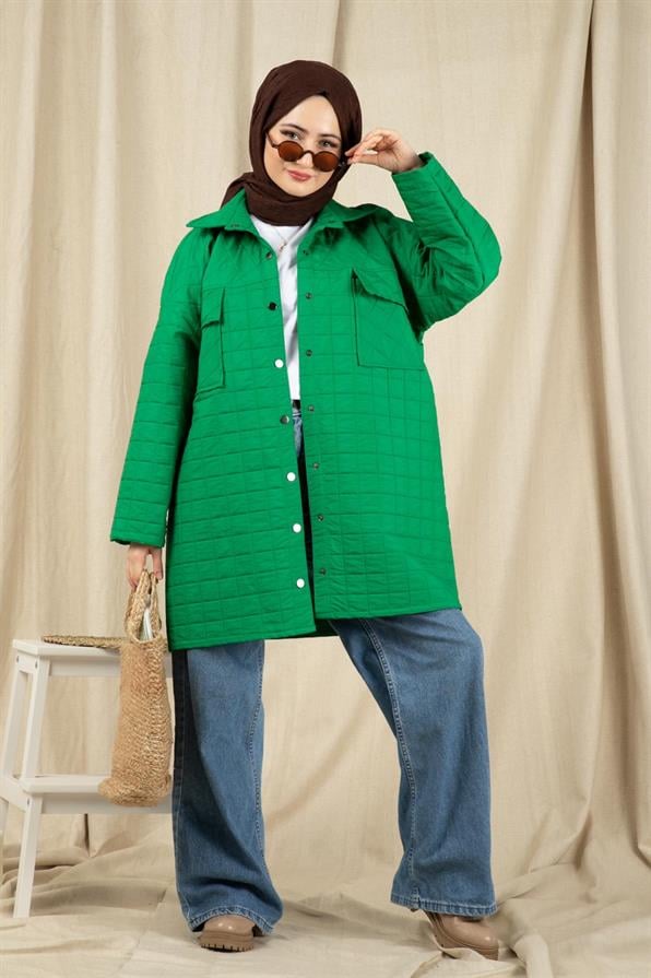 جاكيت كابيتون-اللون الأخضر