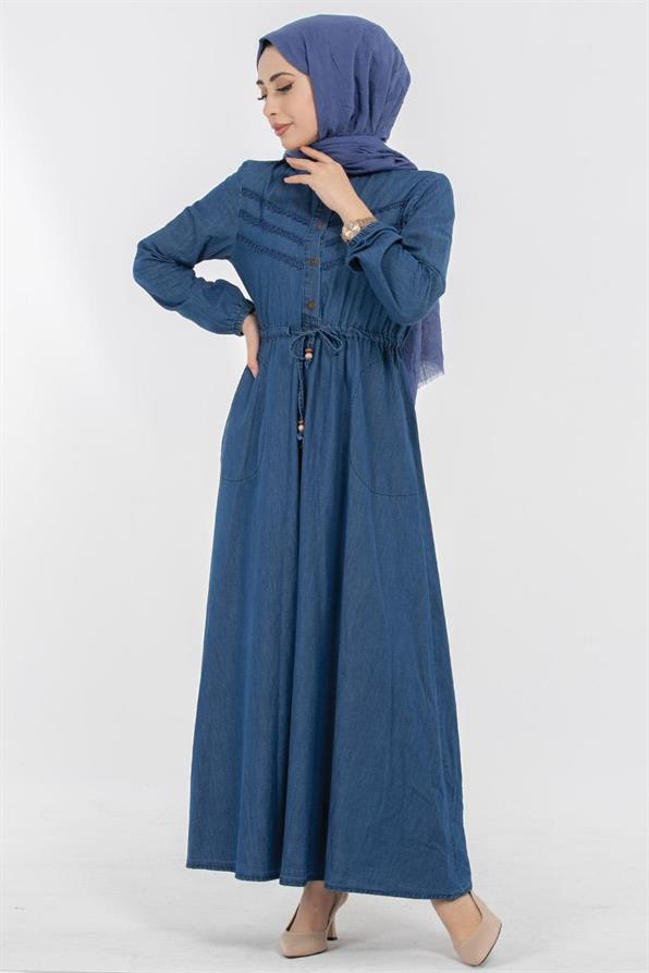 Jean Dress -Navy Blue