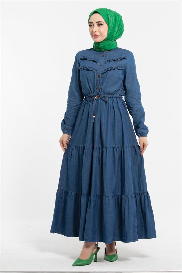 Jean Dress -Navy Blue