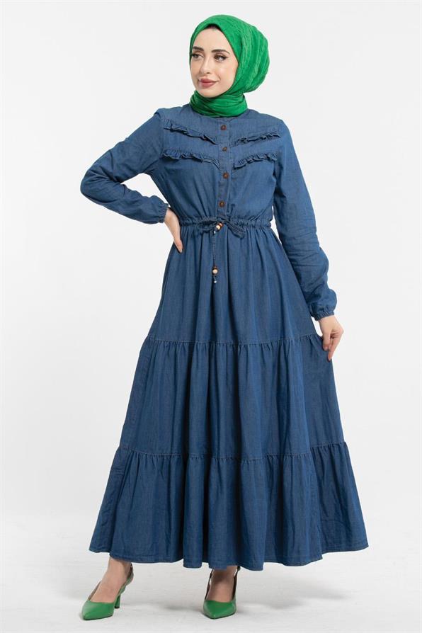Jean Dress -Navy Blue