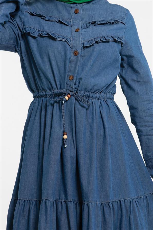 Jean Dress -Navy Blue