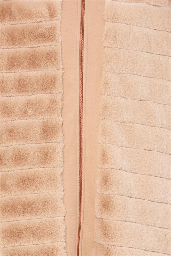 معطف من الفرو الكشمير - لون الجمل