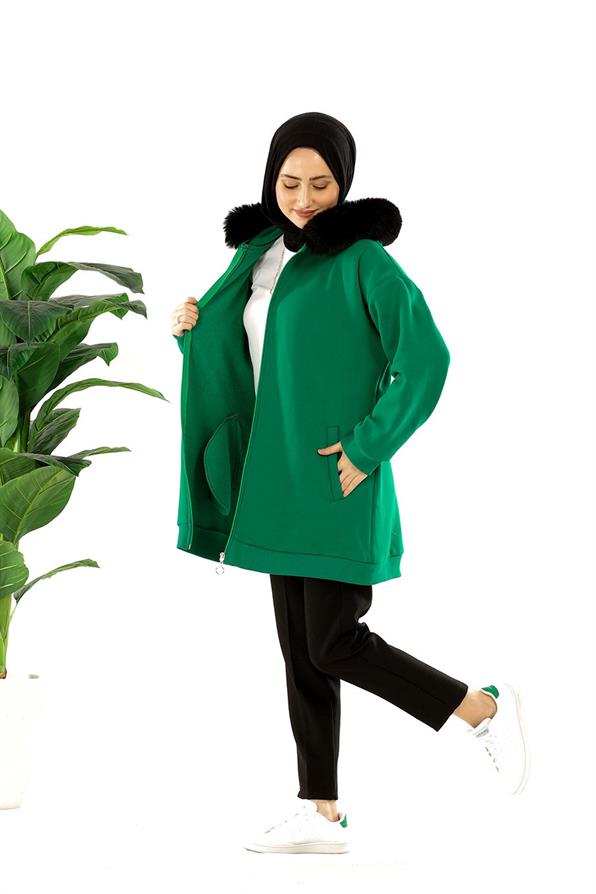 Puffer Hoodie Sweatshirt