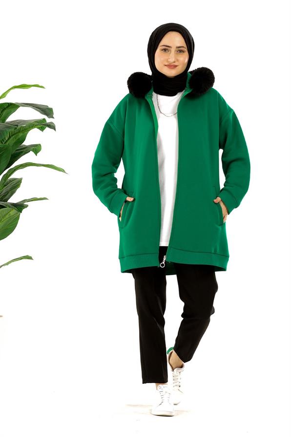 Puffer Hoodie Sweatshirt