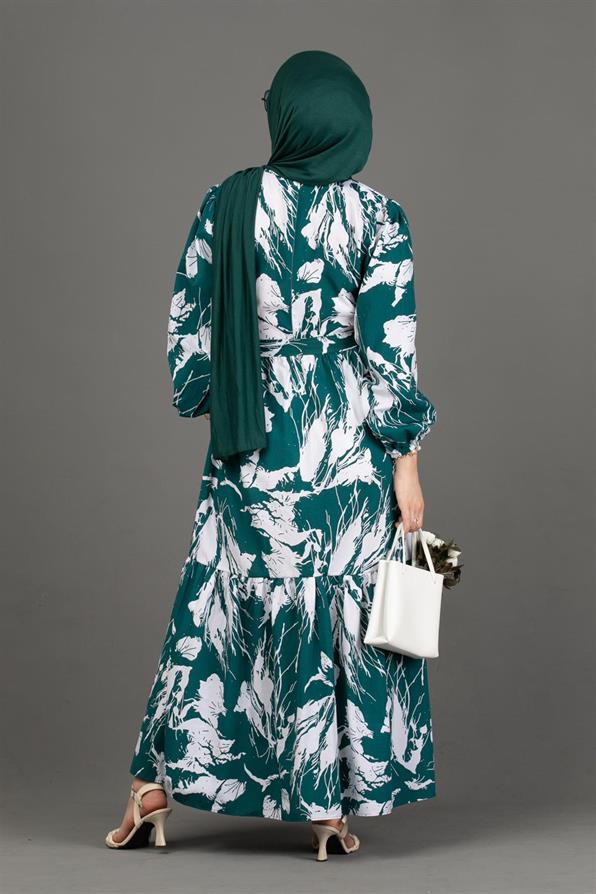 Lina Dress-Emerald Green