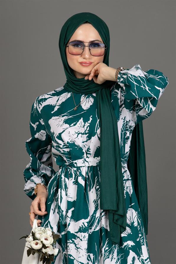 Lina Dress-Emerald Green