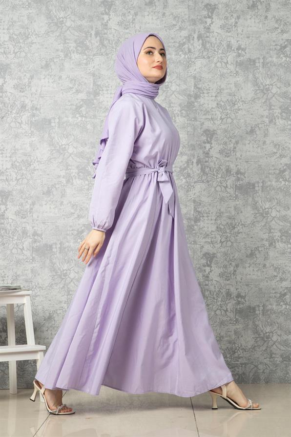 Whirling Dervish Model Dress-Lilac