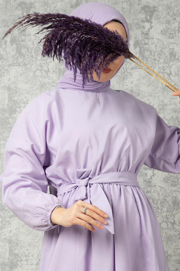 Whirling Dervish Model Dress-Lilac