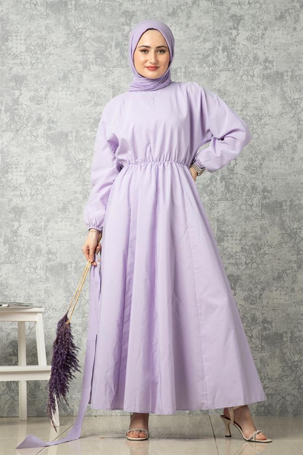 Whiriling Derwish Model Long Dress-Lilac