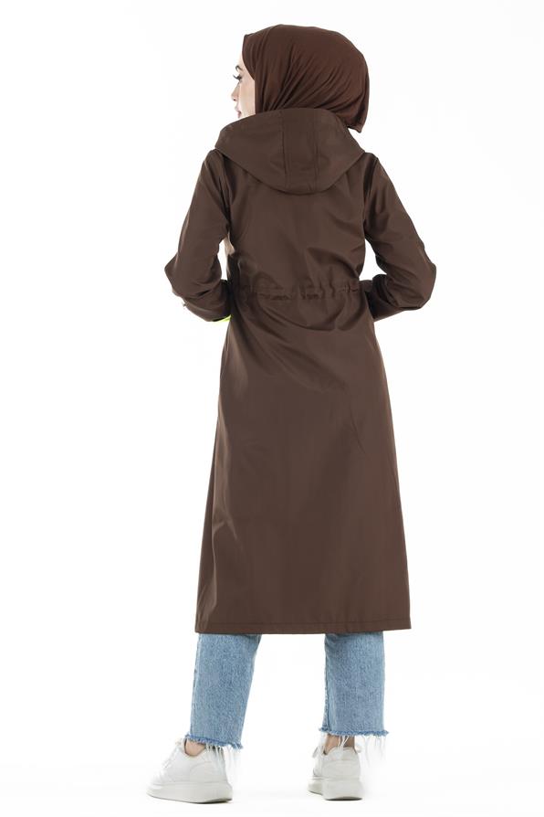 ترنشكوت نيون -اللون البني