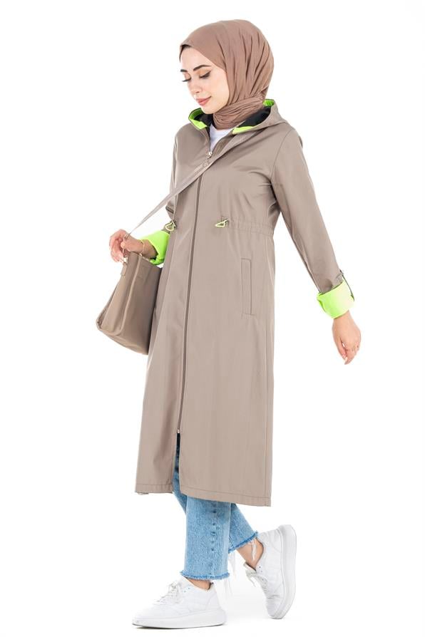 ترنشكوت نيون-اللون الفيزون