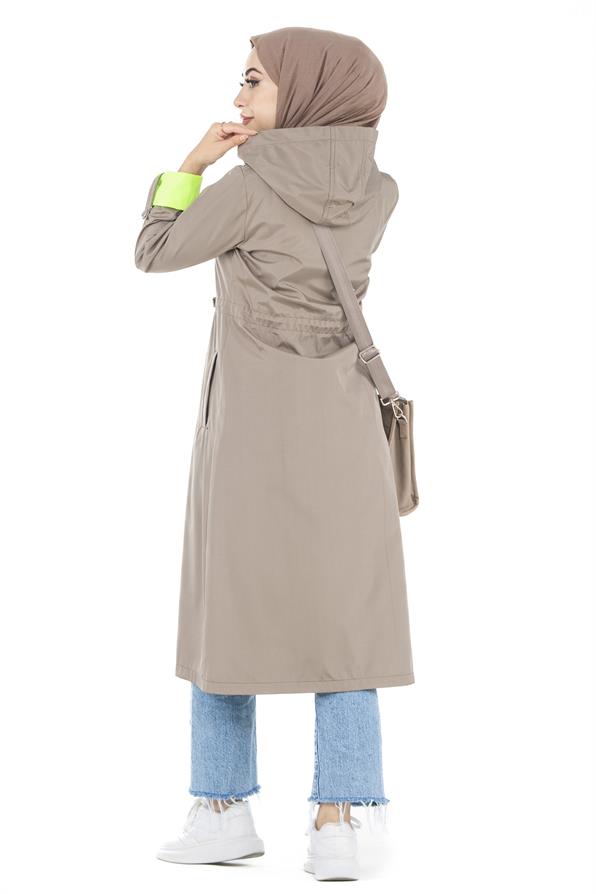 ترنشكوت نيون-اللون الفيزون