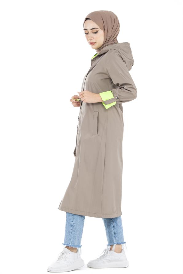 ترنشكوت نيون-اللون الفيزون