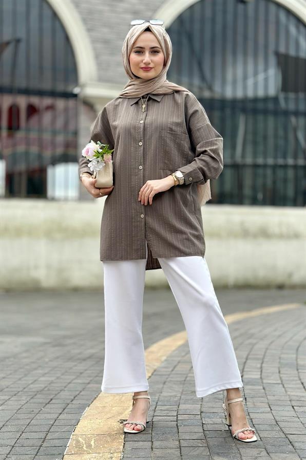 Oversize Shirt Mink