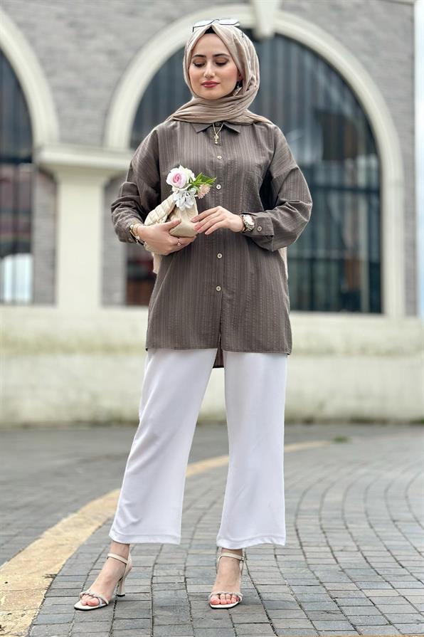 Oversize Shirt Mink