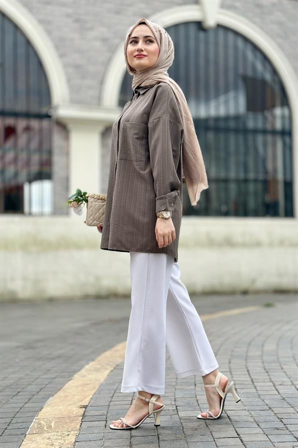 Oversize Shirt Mink