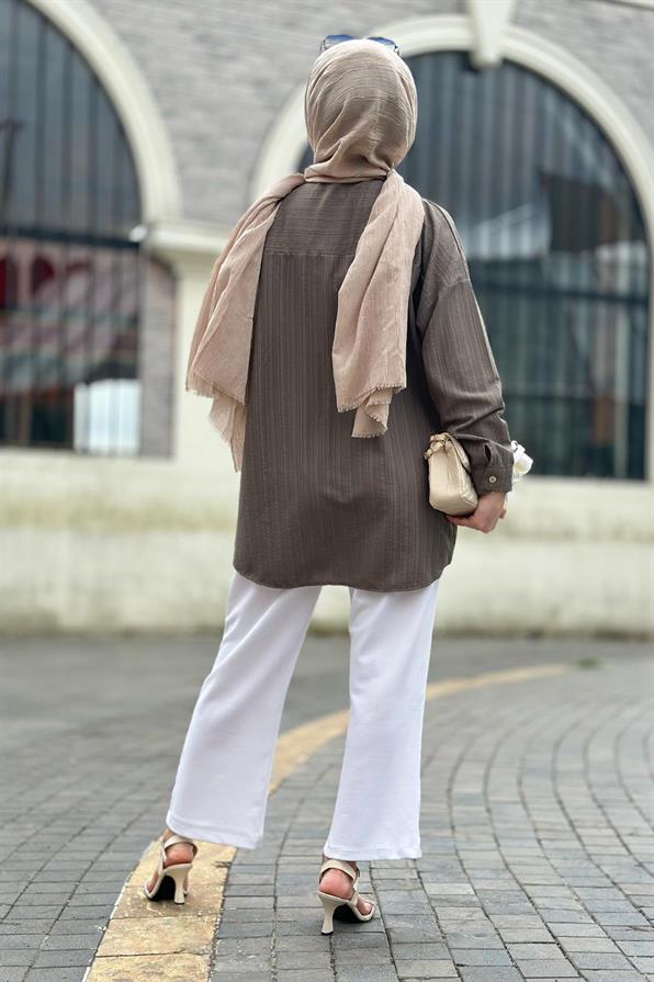 Oversize Shirt Mink