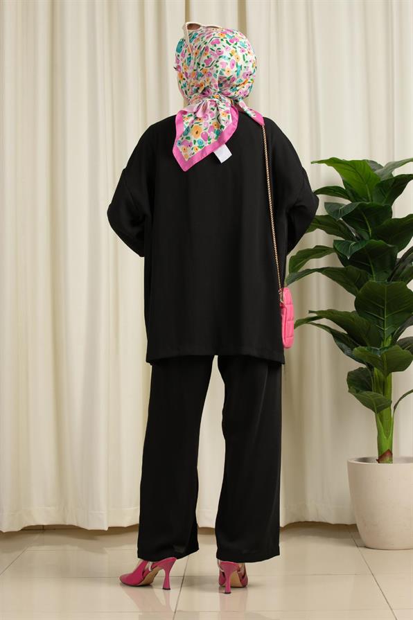 Oversize Takım Siyah