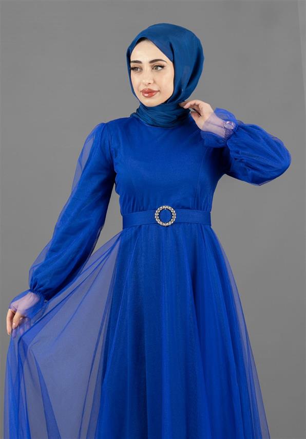 Peri Model Abiye - Saks Mavisi