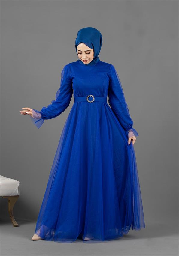 Peri Model Abiye - Saks Mavisi