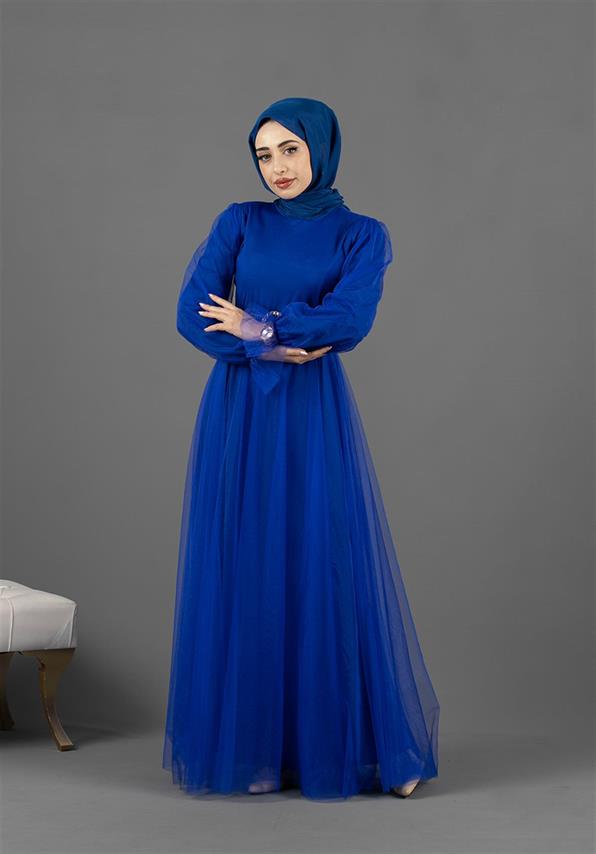 Peri Model Abiye - Saks Mavisi