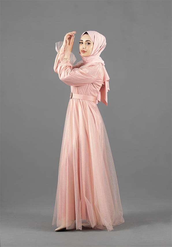 Fairy Model Evening Dress-Candy Pink