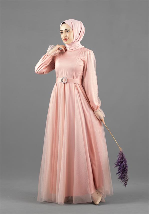 Fairy Model Evening Dress-Candy Pink