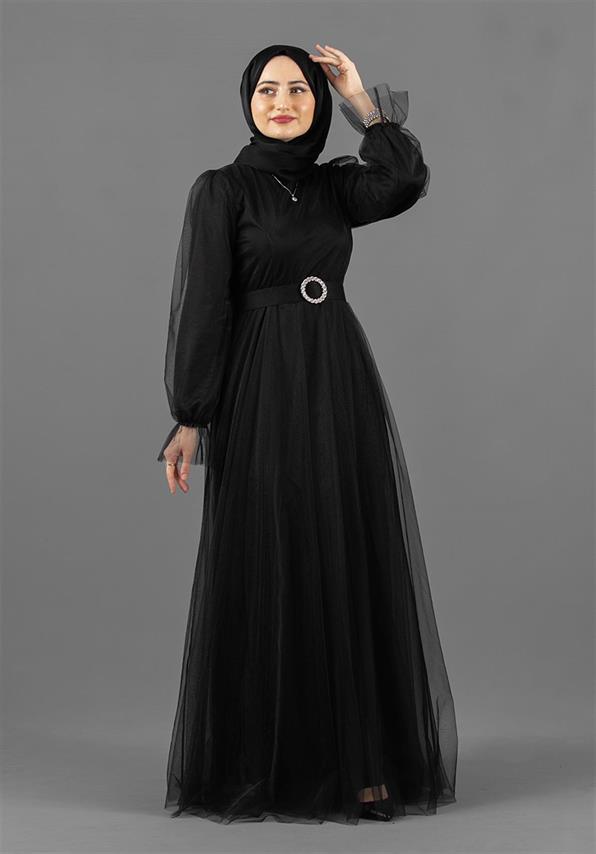 Peri Model Abiye - Siyah