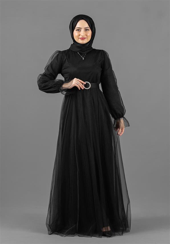 Peri Model Abiye - Siyah