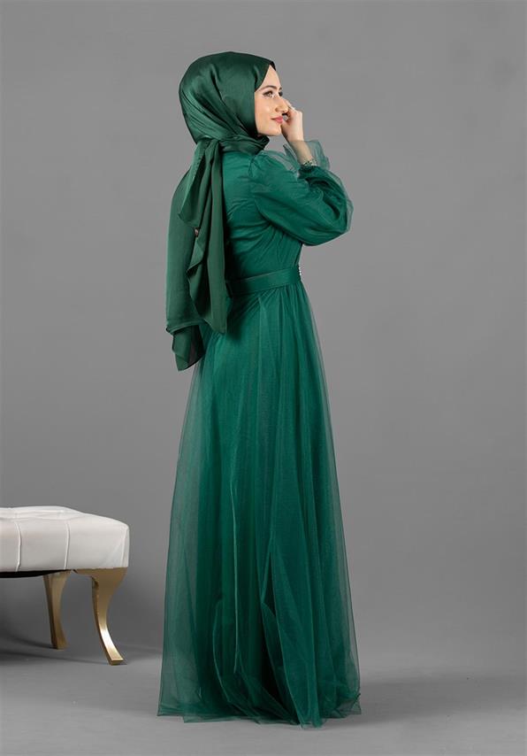 Peri Model Abiye - Zümrüt Yeşili